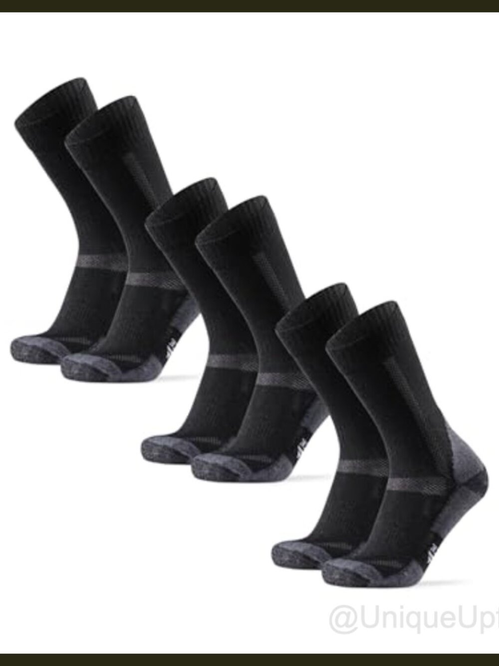 Merino Wool Hiking Socks Crew Thermal Cushioned Boot Socks for Trekking